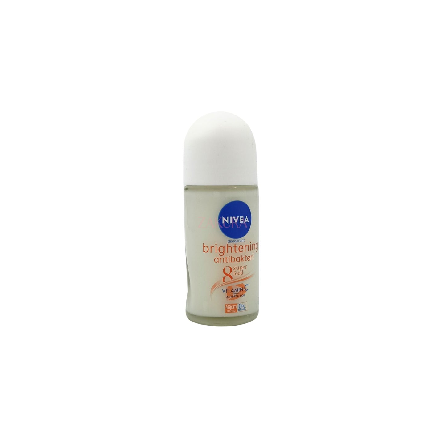 Nivea Roll On 50ml (Brightening Skill Touch/Pearl & Beauty/Black & White Radiant & Smooth/Brightening Antibakteri) Brightening Antibakteri