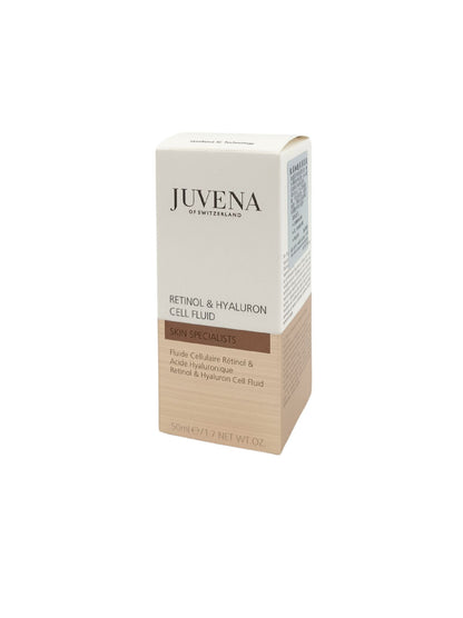 Juvena Retinol Hyaluron Cell Fluid 50ml – Anti-aging fluid with retinol and hyaluronic acid by Zakura Global.