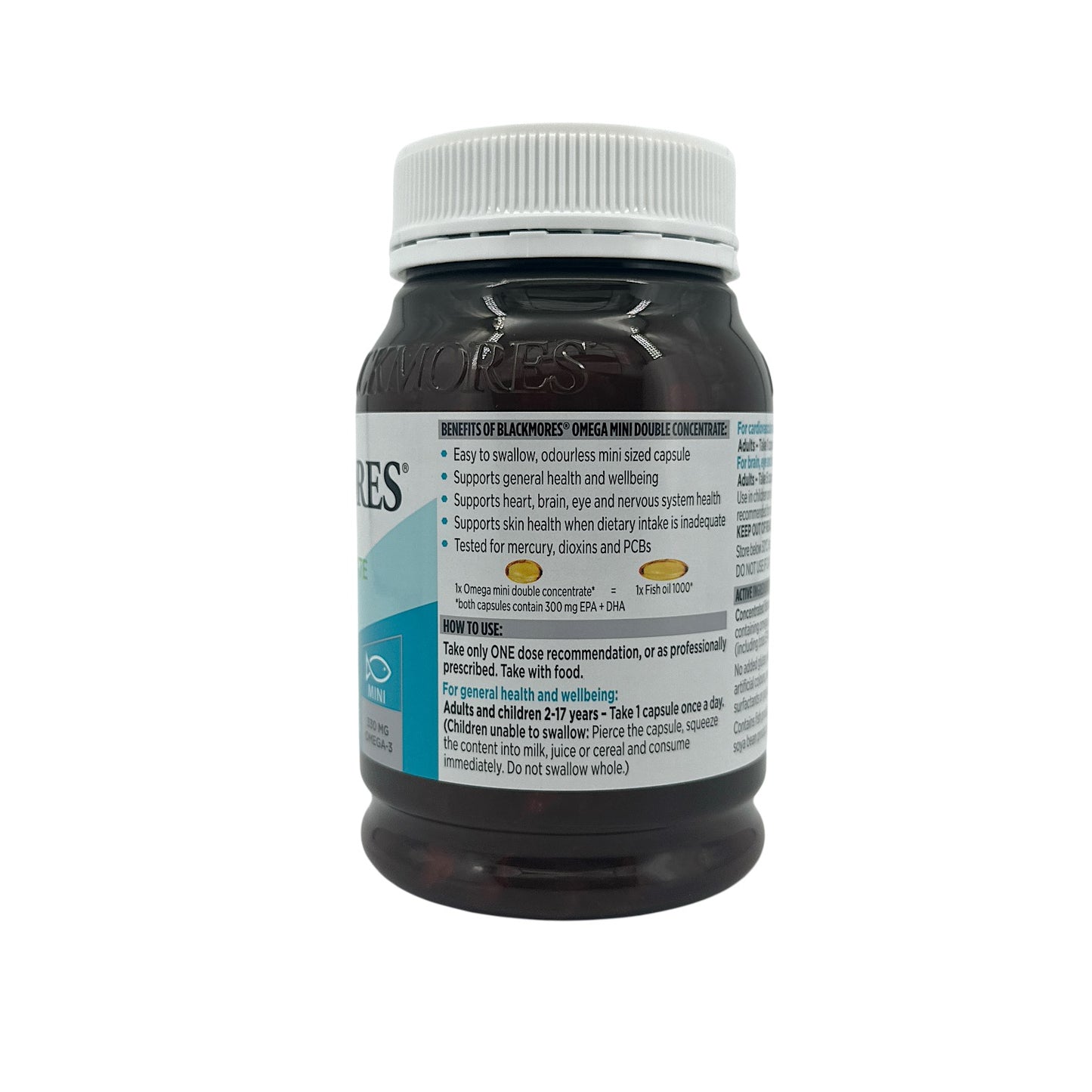 Blackmores Omege Mini Double Concentrate Odourless 400caps