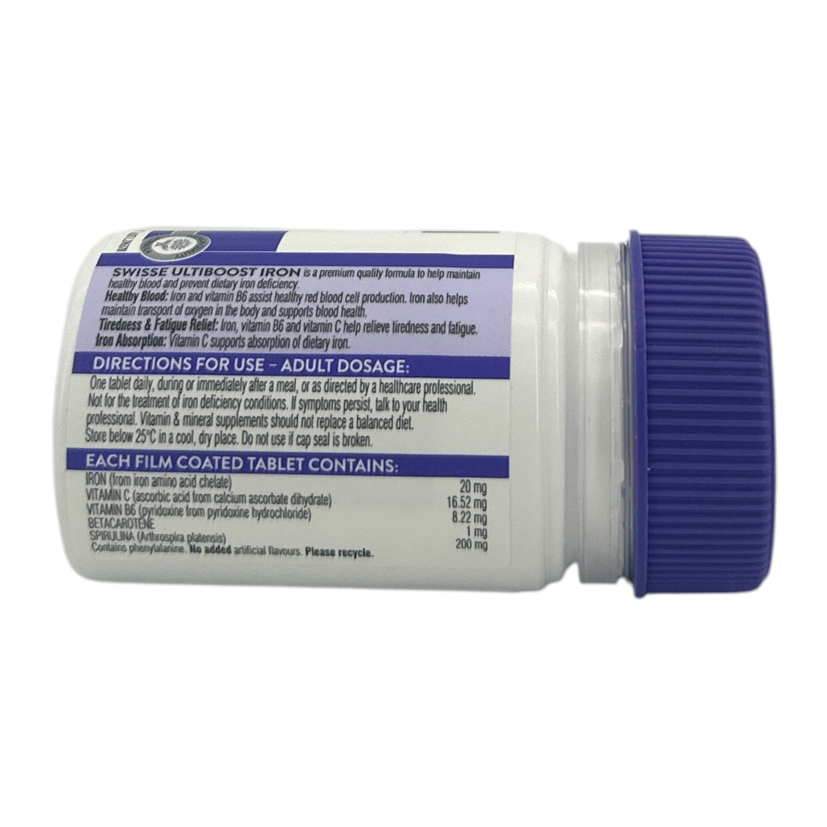 SWISSE Ultiboost Iron 30caps