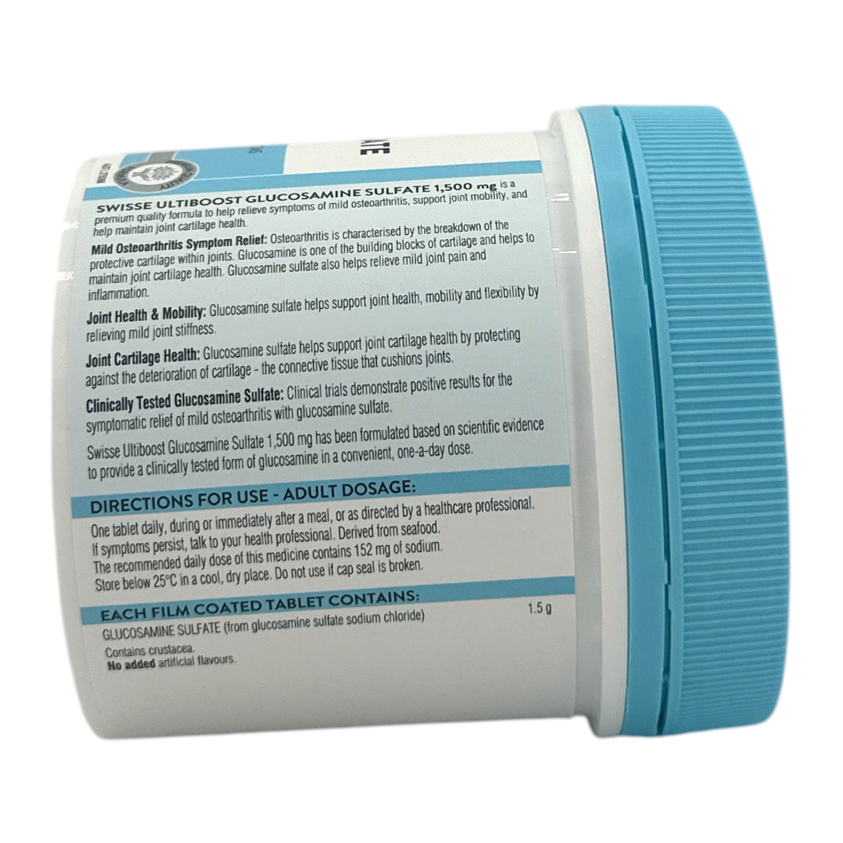 SWISSE GLUCOSAMINE SULFATE 1500MG 210caps