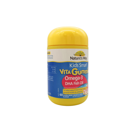 Nature's Way Vita Gummies Omega -3 DHA Fish Oil 60pills