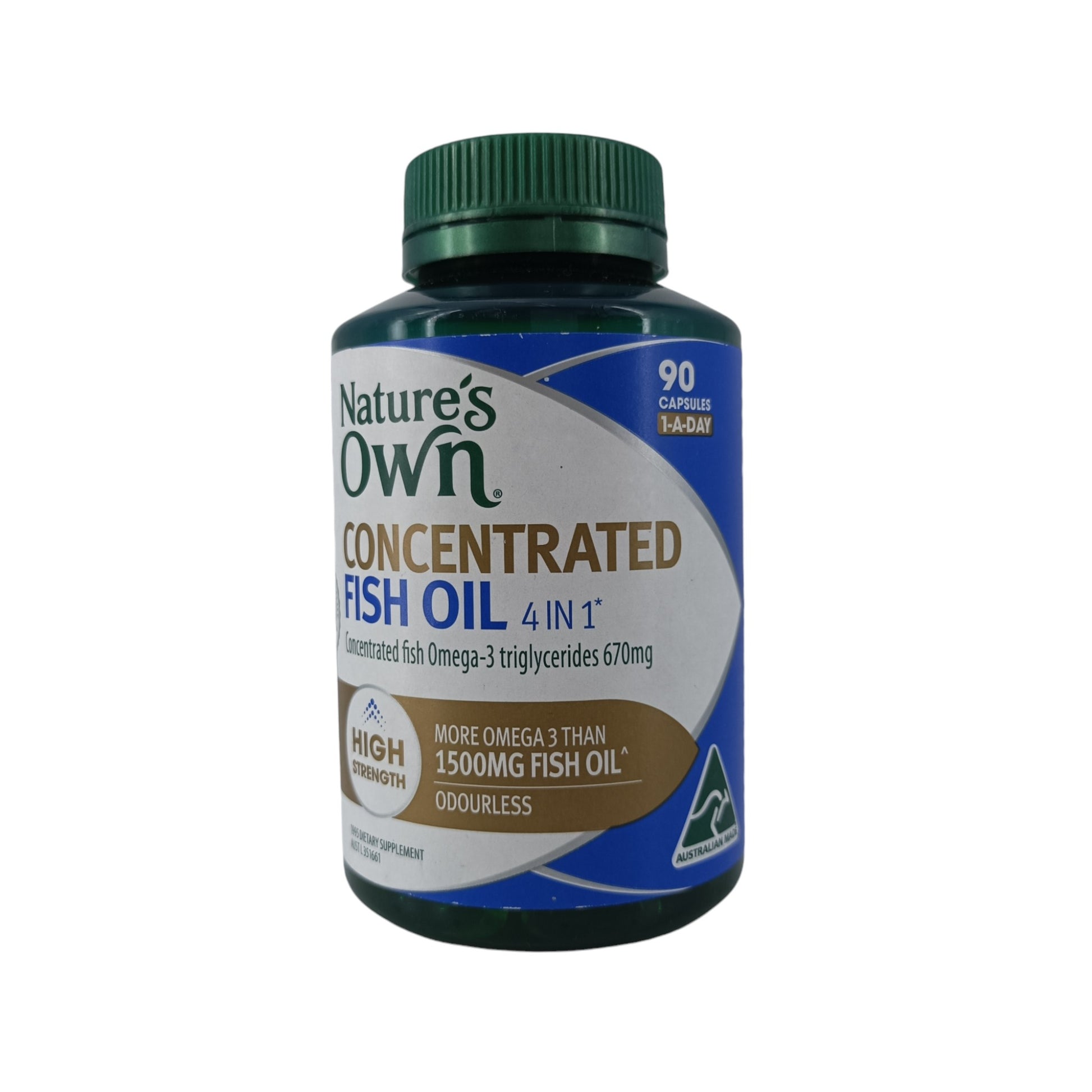 Nature's Own 4 in 1 Concentrated Fish Oil 90caps