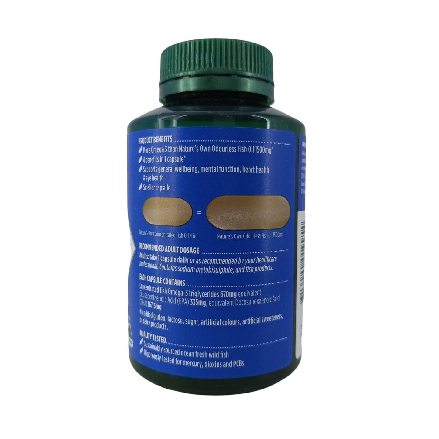 Nature's Own 4 in 1 Concentrated Fish Oil 90caps