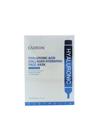 Eaoron Hyaluronic Acid Collagen Hydrating Face Mask 5pcs 5pcs