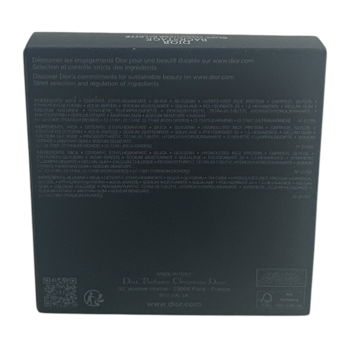 Christian Dior Backstage Glow Maximizer Palette - 001 Universal  10g