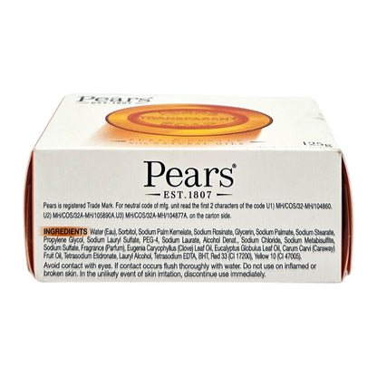Pear Bar Soap with Natural Oil 125g
