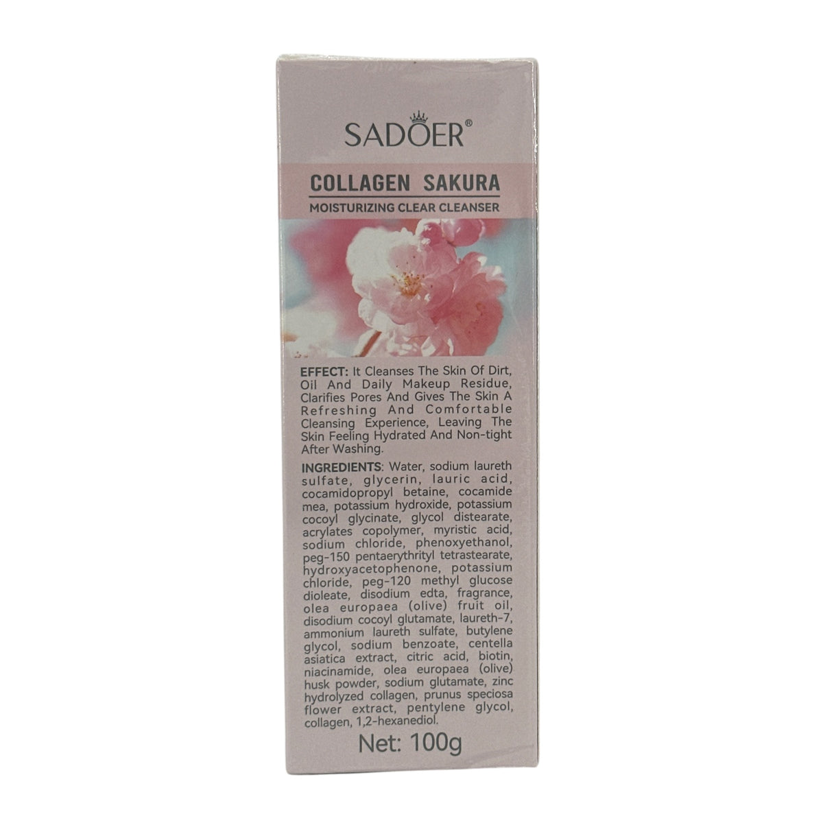 SADOER Sakura Collagen Purifying Cleanser 100g