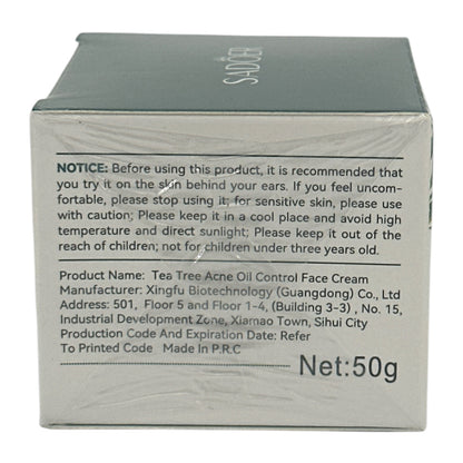 SADOER Tea Tree Anti-Acne Oil-Control Face Cream 50g