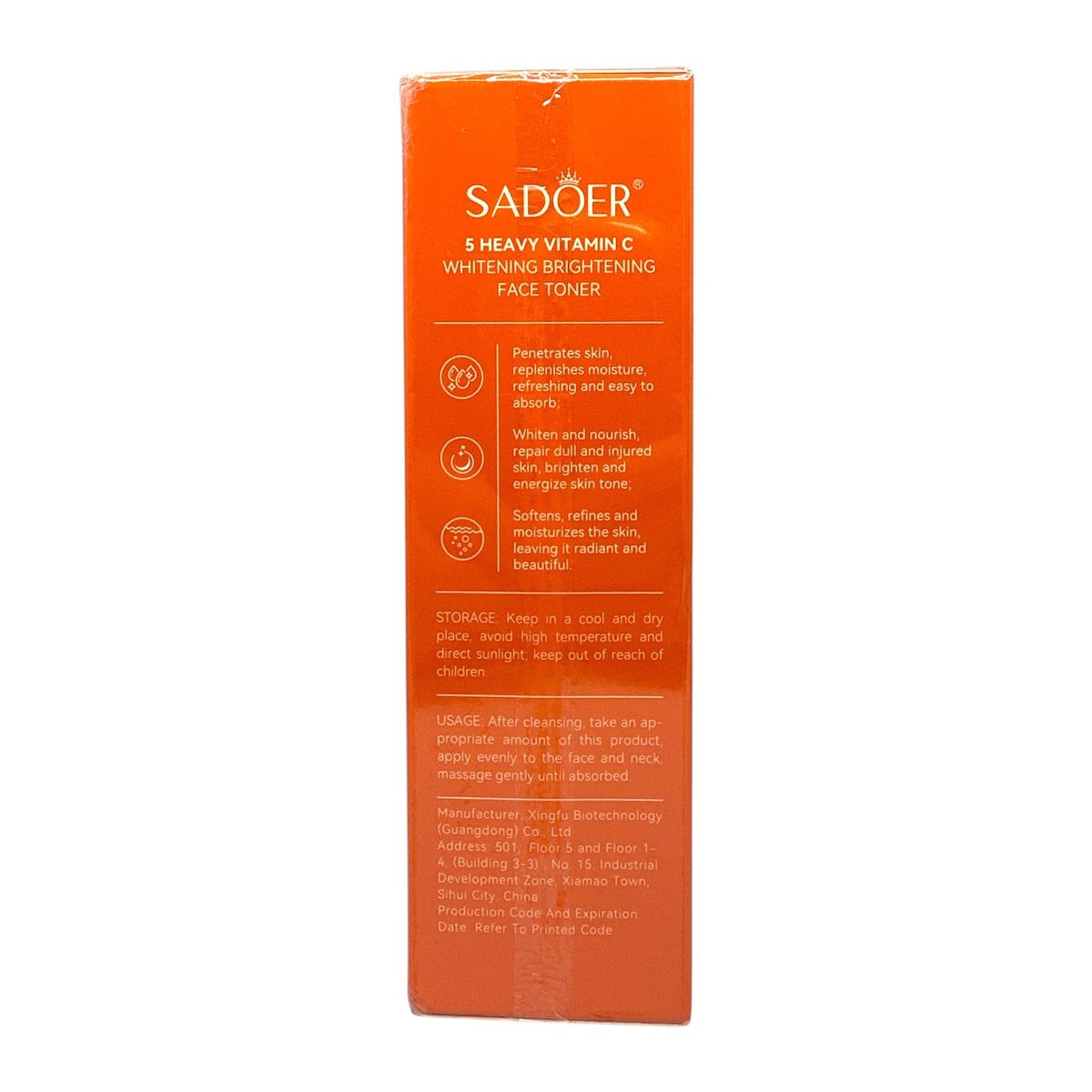 SADOER 5X Vitamin C Whitening Firming Toner 30ml