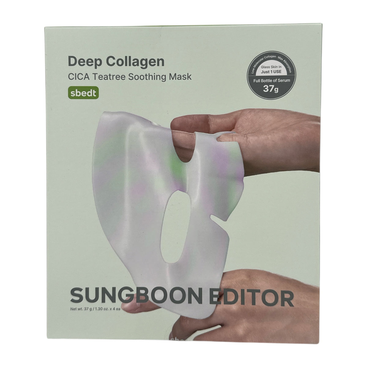 Sungboon Editor Deep Collagen Overnight Mask-Fast Soothing & Redne 4pcs