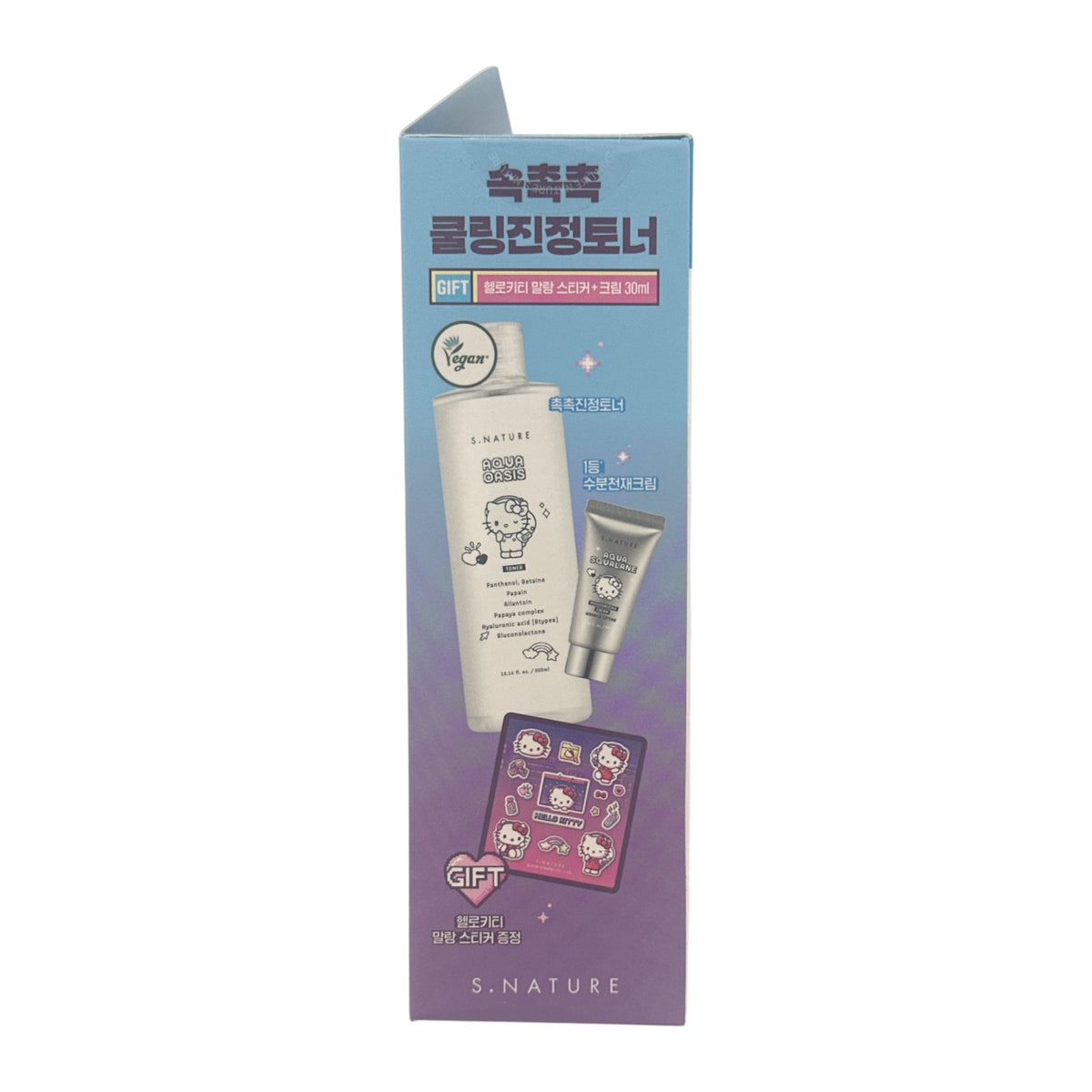 S.Nature Aqua Oasis Toner + Moisturising Cream Set 300ml+30ml